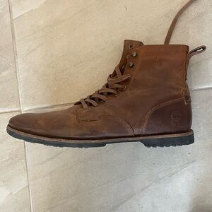 Timberland Kendrick brown zip up boots size 10 Us